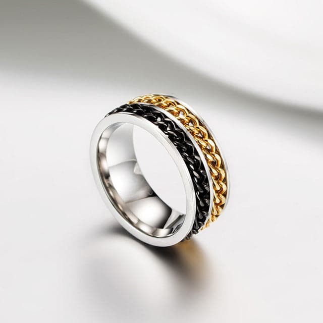 Bague Anti-Stress Acier Anti-Stress - Shop Antistress