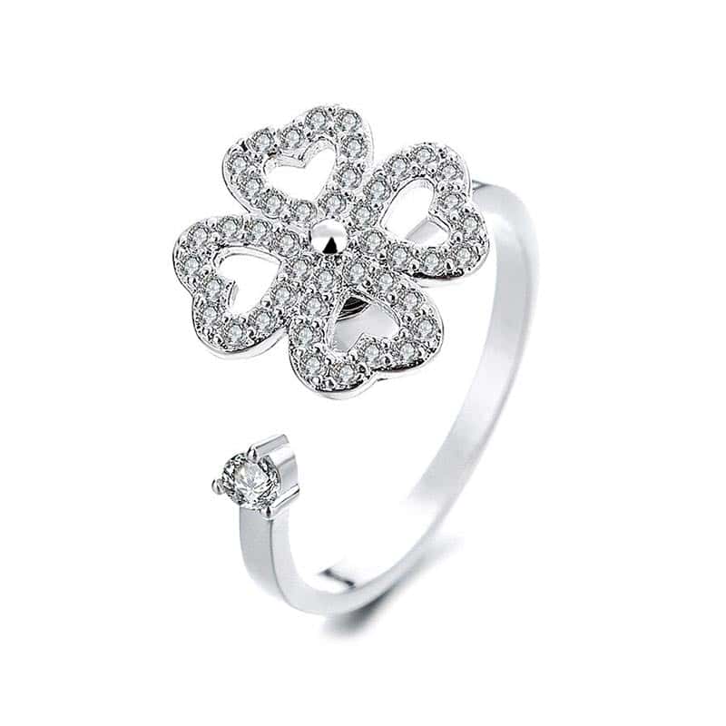 Anxiety Ring <Br>Rotating Clover