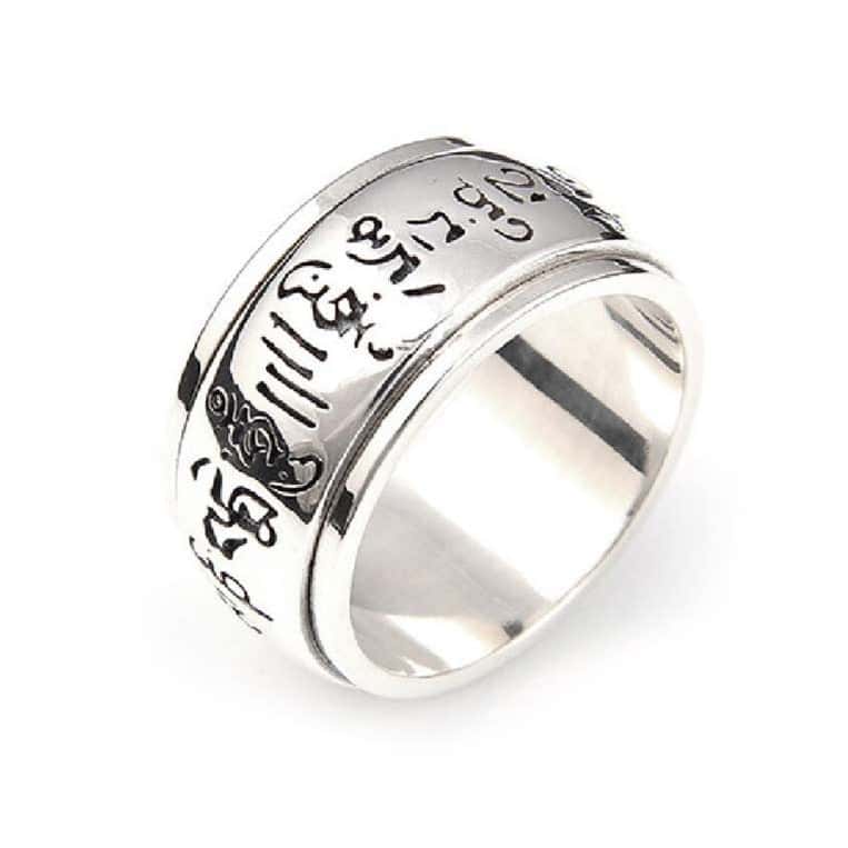 Anti-Stress Ring <Br>Mantra Ring (Silver)