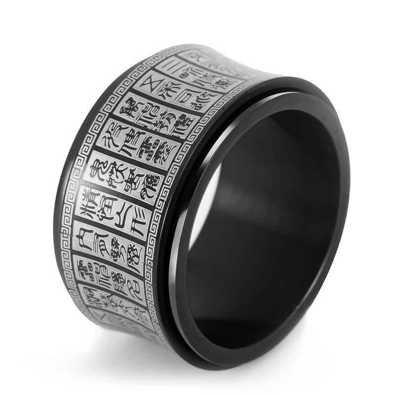 Anti-Stress Ring <Br>Chinese Symbol Ring