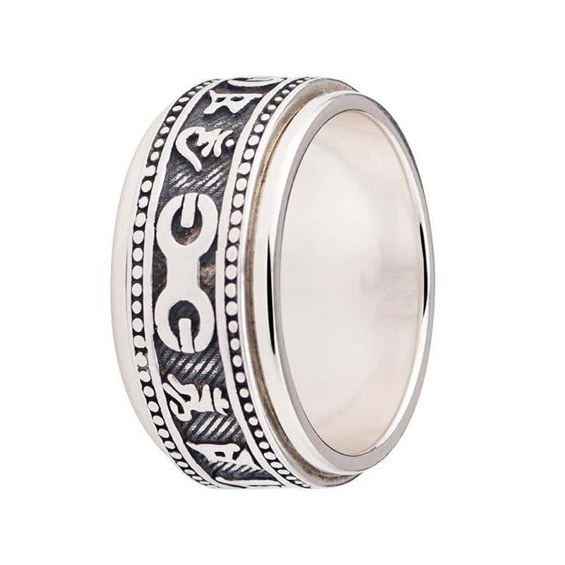 Anti-Stress Ring <Br>Mantra (Silver)