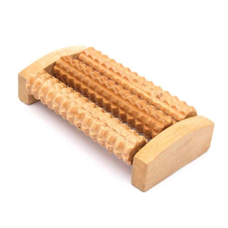 Relaxing Massage <Br>Wooden Foot Massager