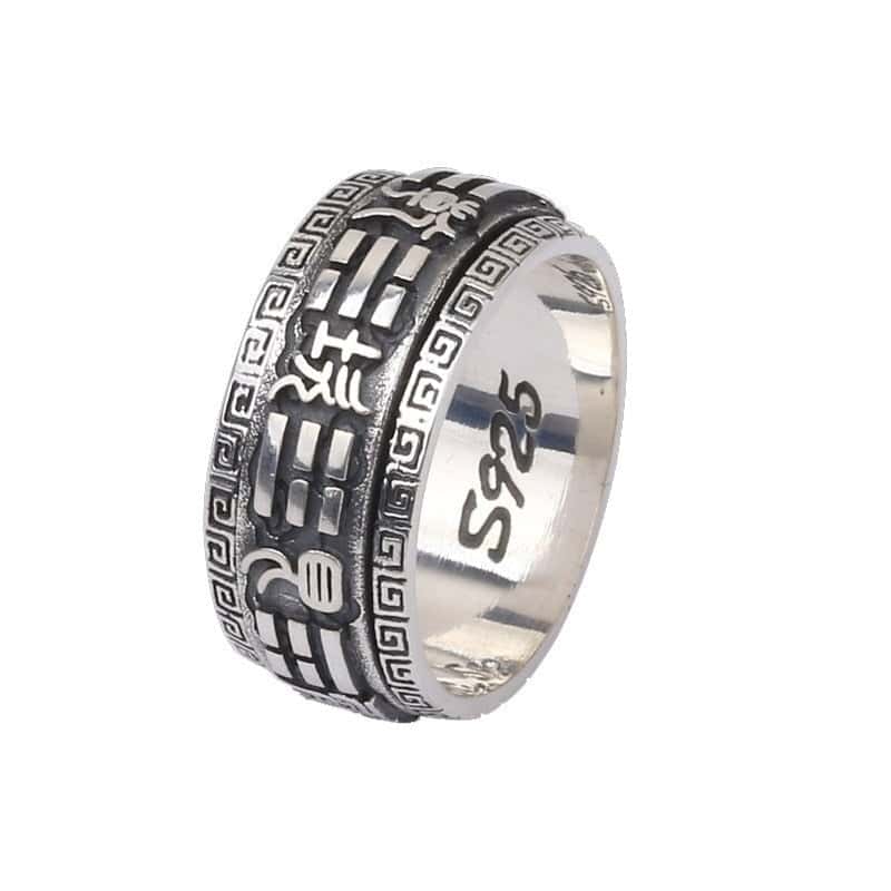 Anti-Stress <Br>Meditation Ring (Silver)