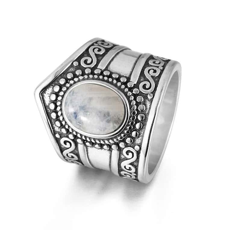 Zen Ring <Br>Ethnic Moonstone