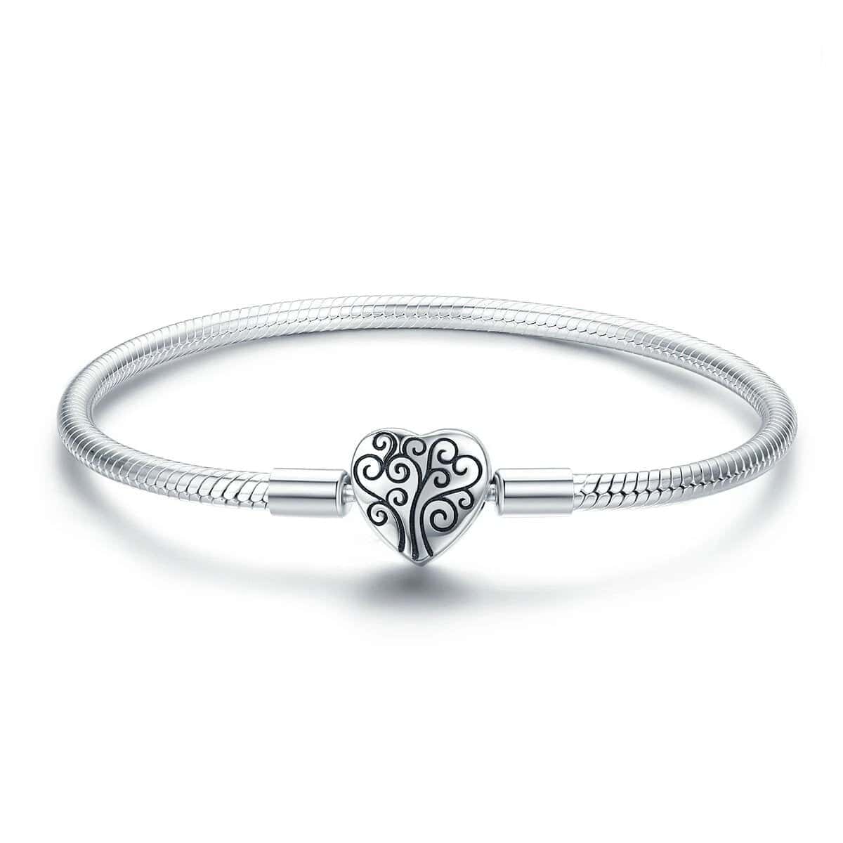 Zen Bracelet <Br>Tree Of Life Solid Silver
