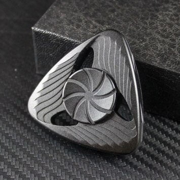 Hand Spinner <Br>Black Aluminum