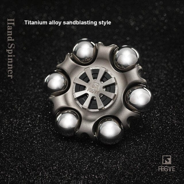 Hand Spinner <Br>Blue Titanium Alloy