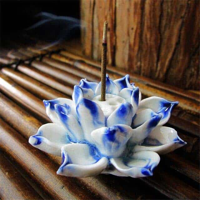 Incense Holder <Br>Handmade Lotus