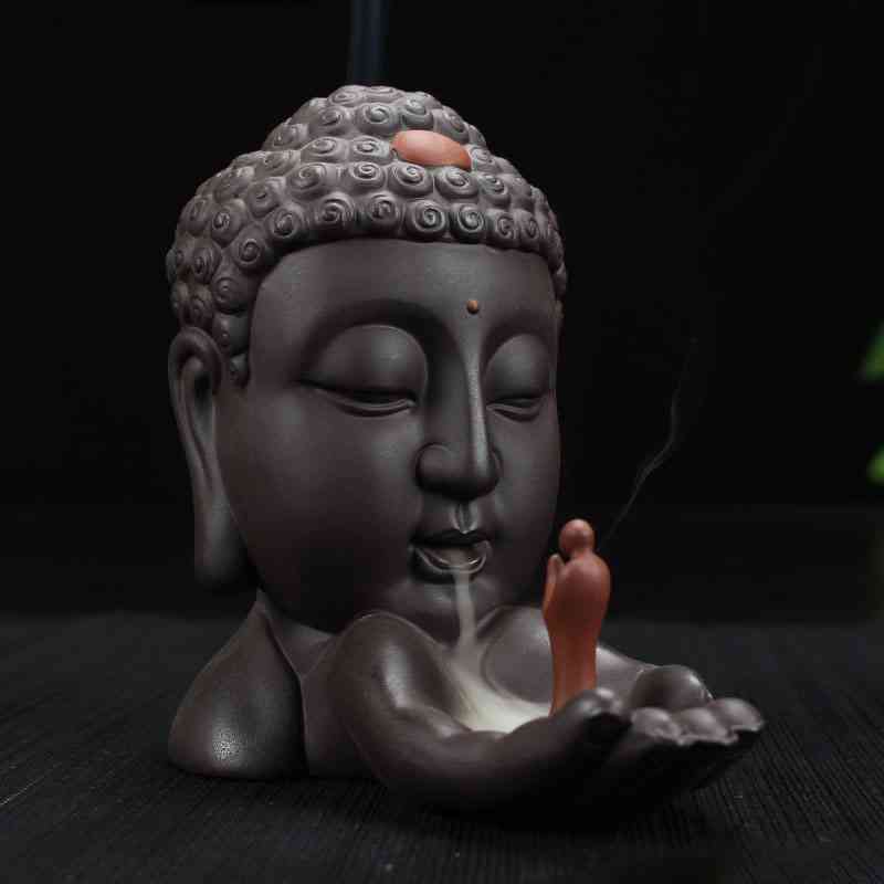 Incense Holder <Br>Buddha Head