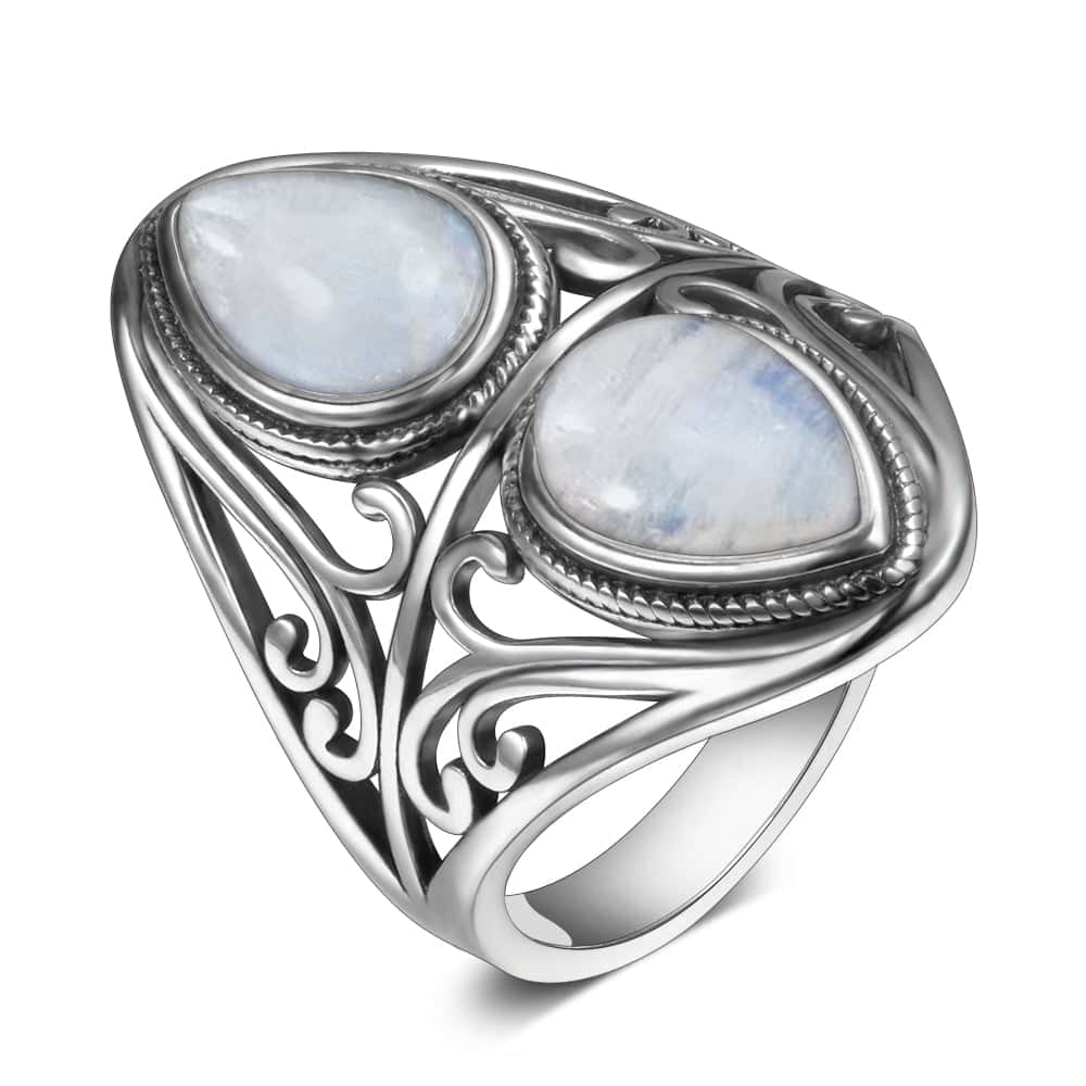 Zen Ring <Br>Silver Moonstone