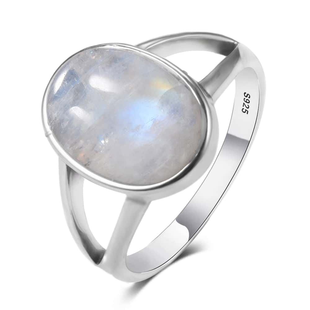 Zen Ring <Br>White Moonstone
