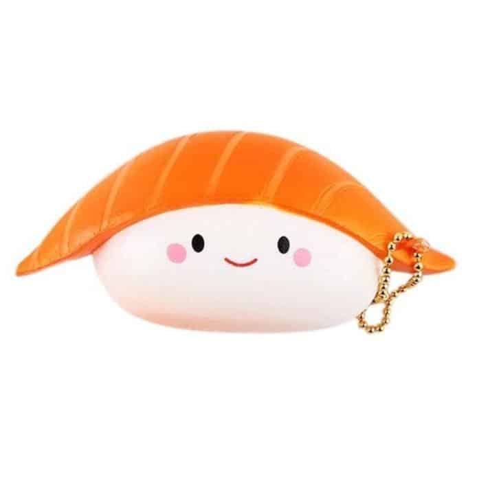 Anti-Stress Keychain<Br>Squishy Sushi