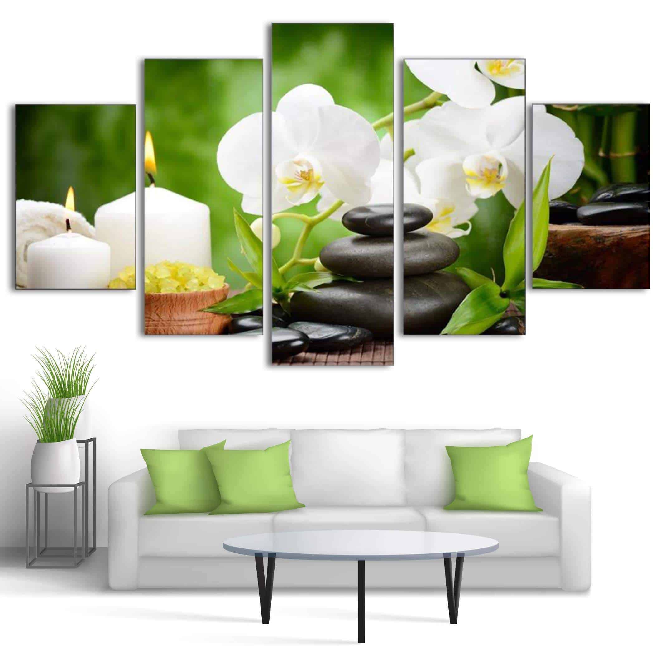 Zen Painting <Br>Pebble Candles
